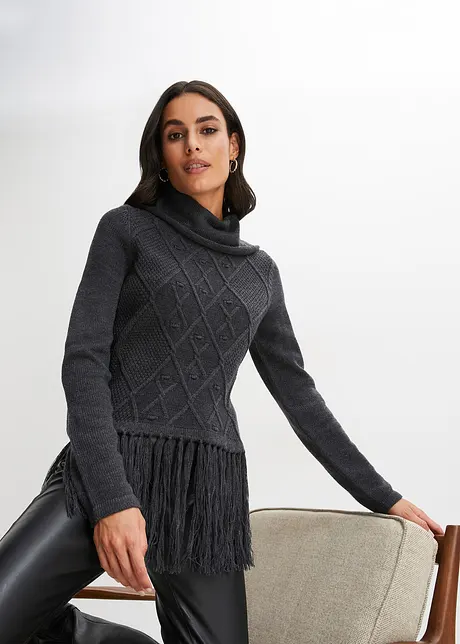 Maglione con frange, BODYFLIRT boutique