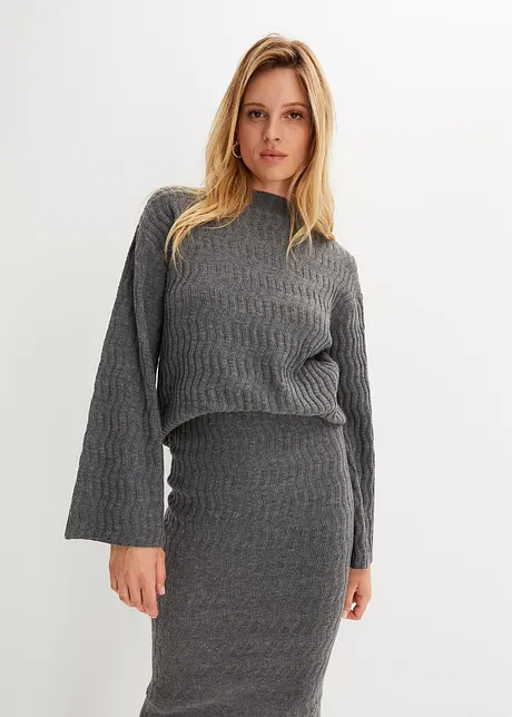 Maglione strutturato, bonprix