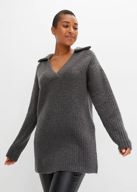 Maglione con colletto polo, RAINBOW