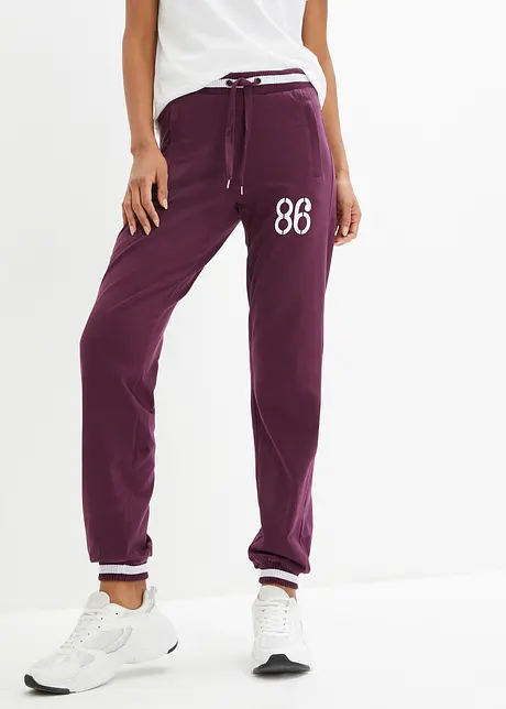 Pantaloni sportivi con tasche richiudibili, bonprix