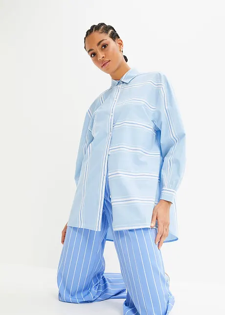 Camicia oversize a righe, bonprix