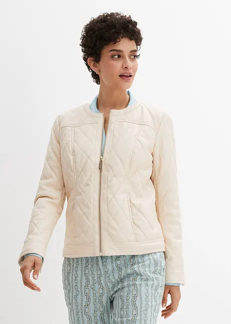 Giacca in similpelle trapuntata, bonprix