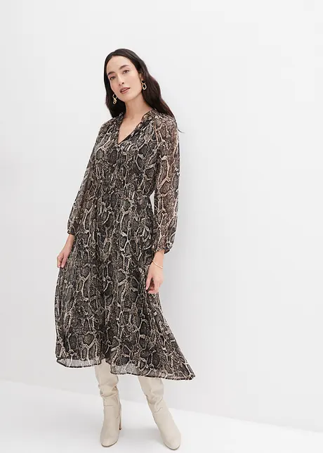 Abito lungo di chiffon con cut-out, bpc selection