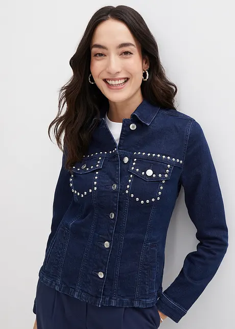 Giacca di jeans con borchiette, bpc selection