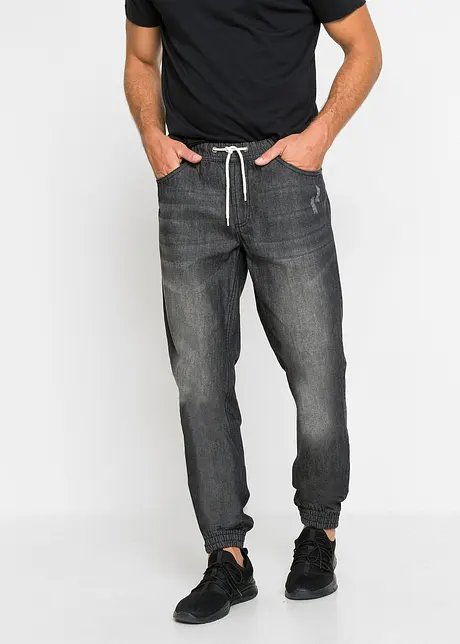 Jeans con elastico in vita  regular fit, straight (pacco da 2), RAINBOW