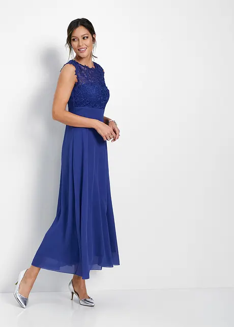 Abito da sera lungo con pizzo, bonprix