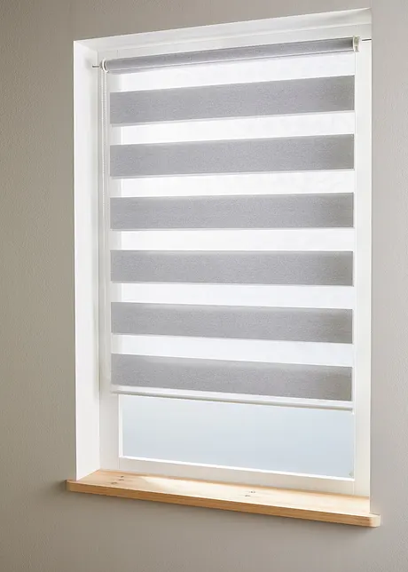Tenda a rullo doppia in jacquard in tinta unita, bpc living bonprix collection