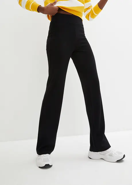 Pantaloni in jersey misto viscosa, bonprix