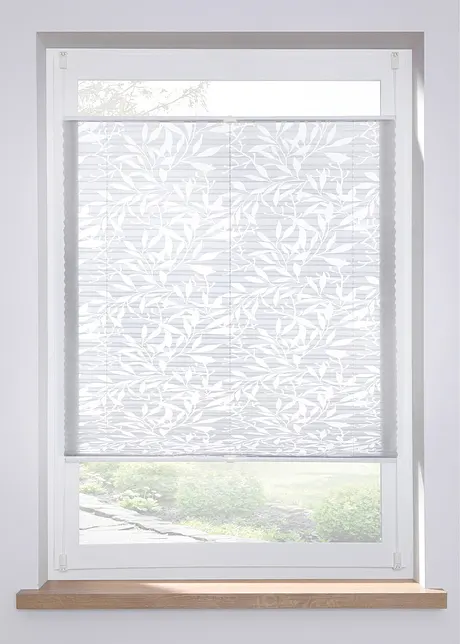 Tenda plissettata devoré con foglie, bonprix