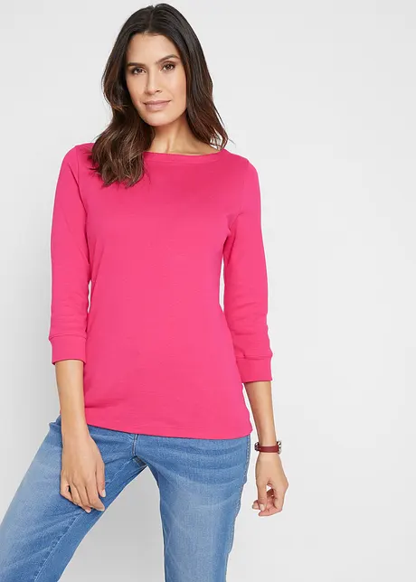 Maglia a maniche lunghe in puro cotone biologico, bonprix