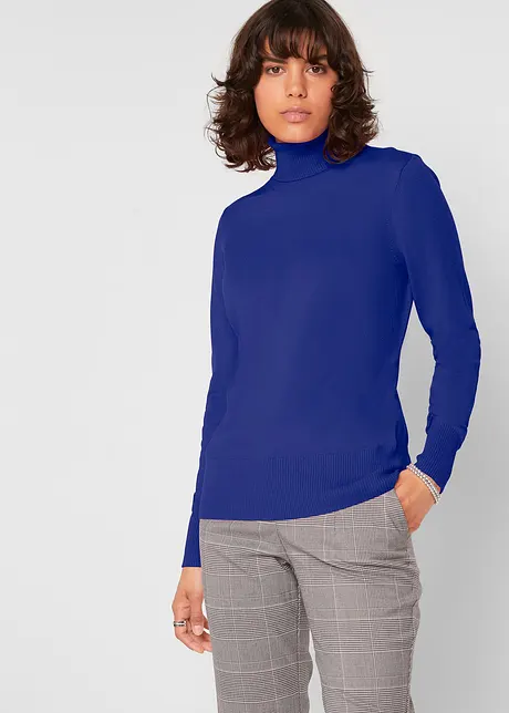 Dolcevita basic in filato fine, bonprix