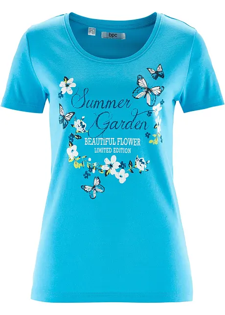 T-shirt in cotone a maniche corte, bonprix