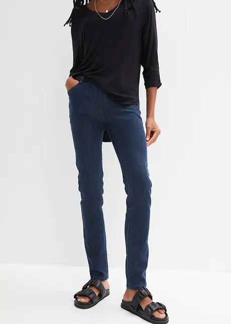 Jeggings di jeans elasticizzato, bonprix