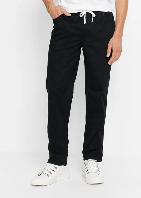 Pantaloni in felpa elasticizzati, regular fit straight, bonprix