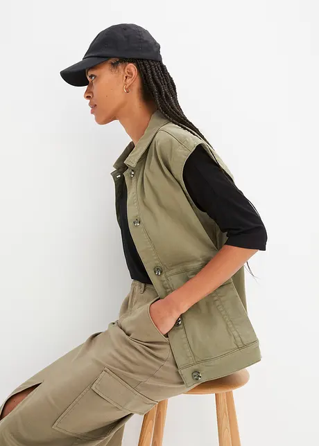 Gilet cargo oversize, John Baner JEANSWEAR