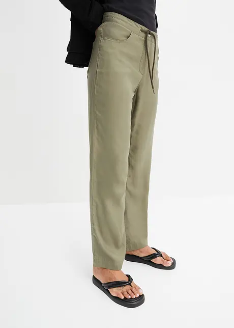 Pantaloni cargo leggeri in lyocell fluente, bonprix