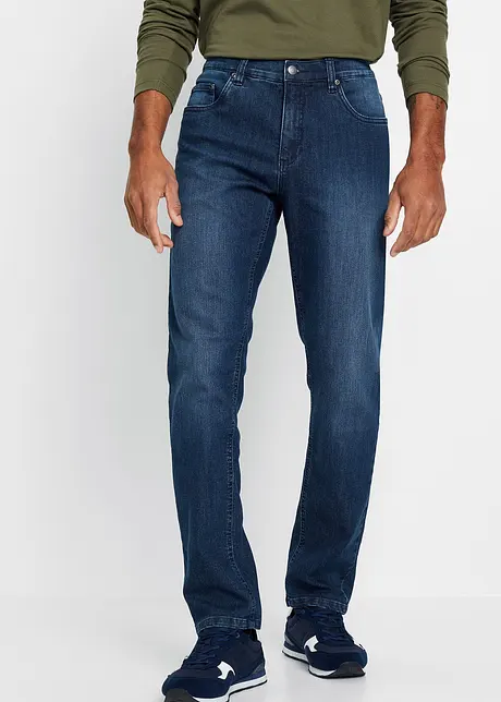 Jeans elasticizzati leggeri slim fit, straight, bonprix