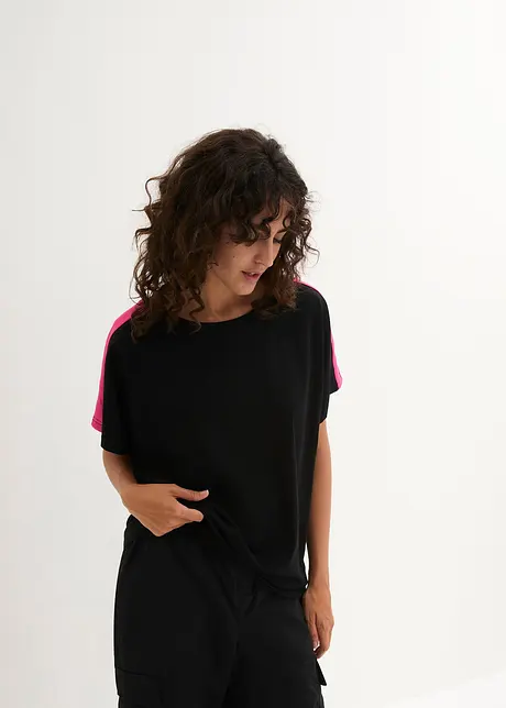 T-shirt con righe neon, bonprix
