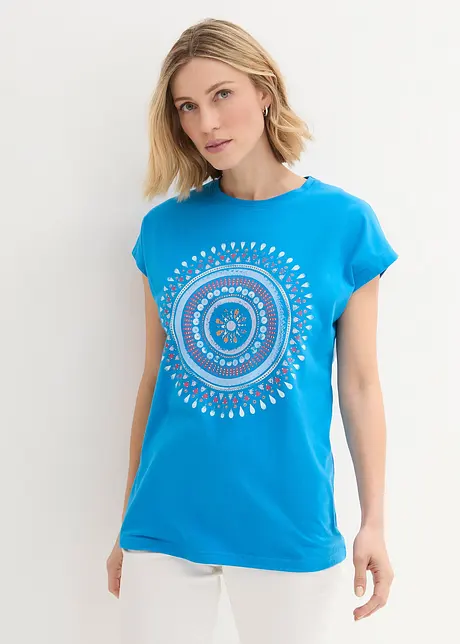 Maglia con stampa mandala, bonprix