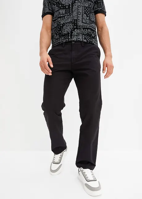 Pantaloni chino in puro cotone regular fit, straight, bonprix