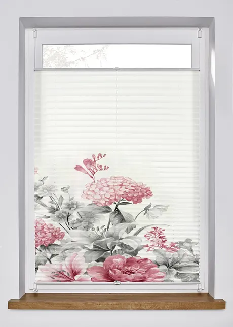 Tenda plissettata con fiori, bonprix