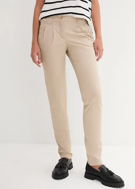 Pantaloni chino elasticizzati, bonprix