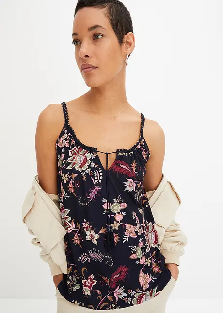 Top in jersey fantasia, bonprix