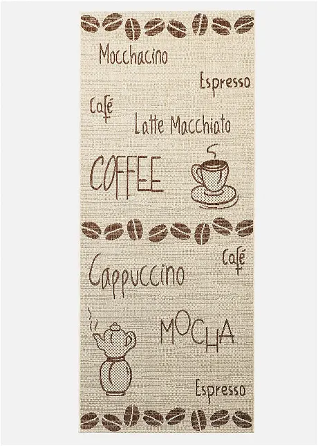 Tappeto da esterno e interno con fantasia grafica, bonprix