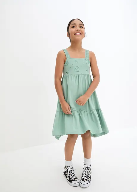 Abito di jersey in misto cotone elasticizzato, bonprix