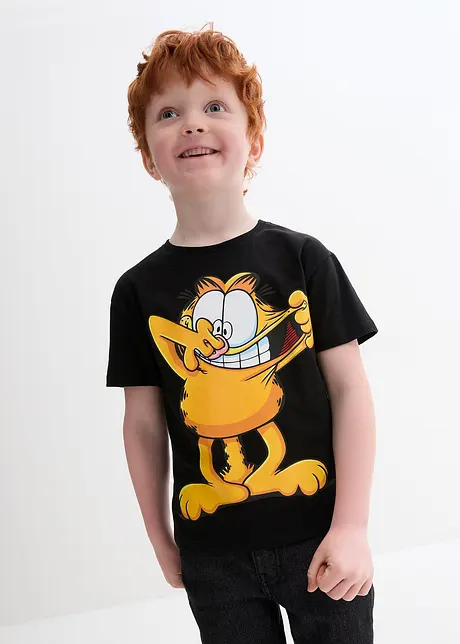 T-shirt di Garfield in cotone biologico, bonprix