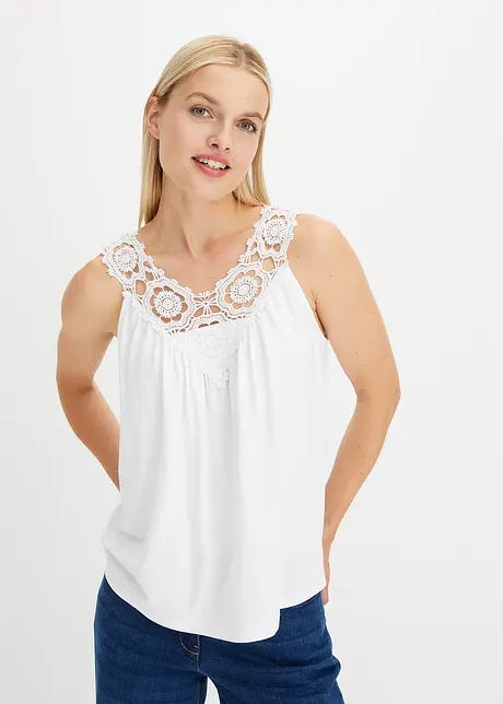 Top con pizzo, bonprix