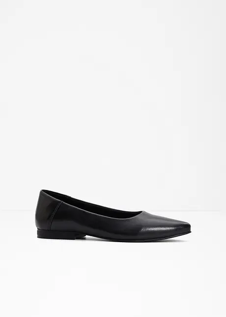 Ballerine in pelle, bonprix