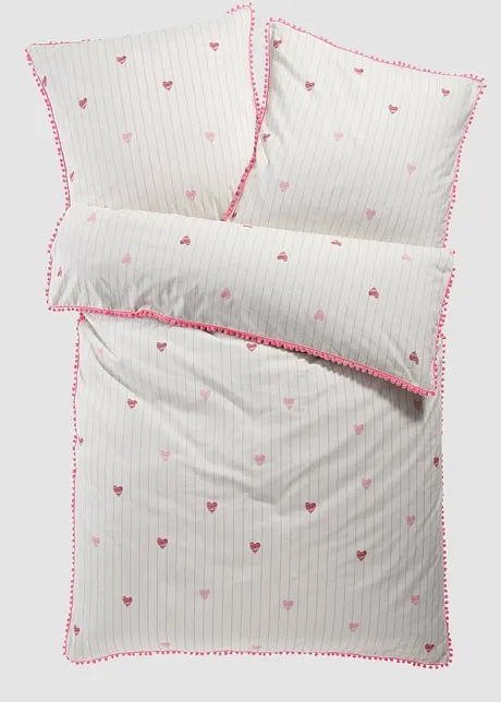 Biancheria da letto con pompon, bonprix