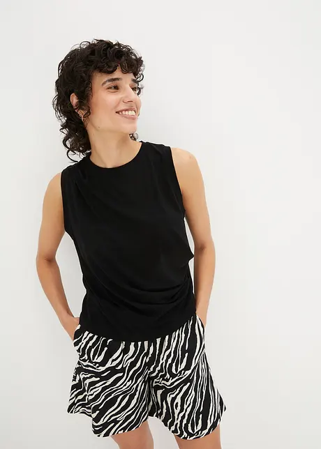 Maglia con drappeggio, bonprix