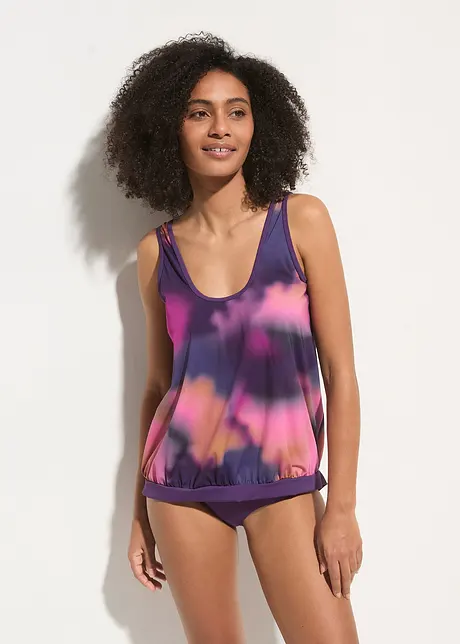 Tankini oversize (set 2 pezzi) in poliammide riciclata, bpc bonprix collection