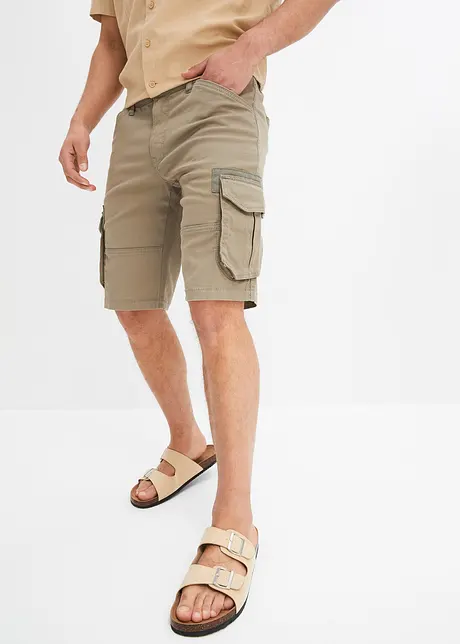 Bermuda cargo elasticizzati, regular fit, bonprix