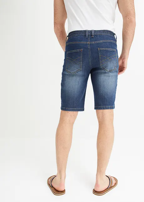 Bermuda in jeans elasticizzati, regular fit, John Baner JEANSWEAR