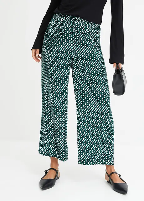 Pantaloni culotte fantasia, bonprix