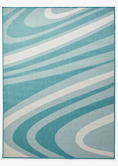 Tappeto da interno ed esterno double-face con onde, bpc living bonprix collection