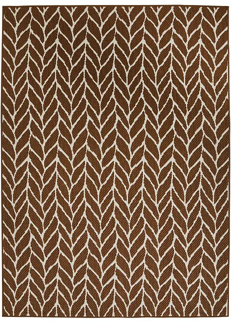 Tappeto da interno ed esterno double-face in colori caldi, bpc living bonprix collection