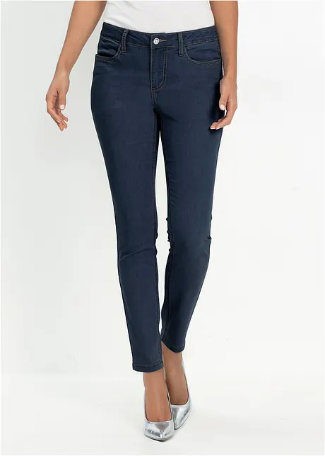 Jeans skinny, vita media, bonprix