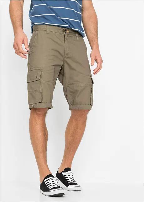 Bermuda cargo in puro cotone, regular fit, bonprix