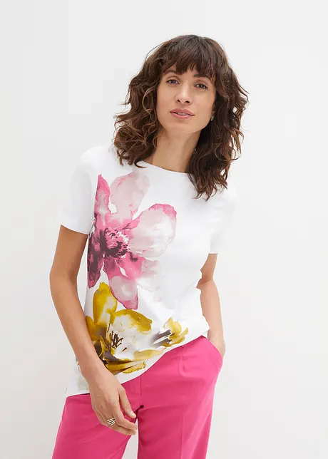 Maglia a maniche corte in viscosa, bonprix
