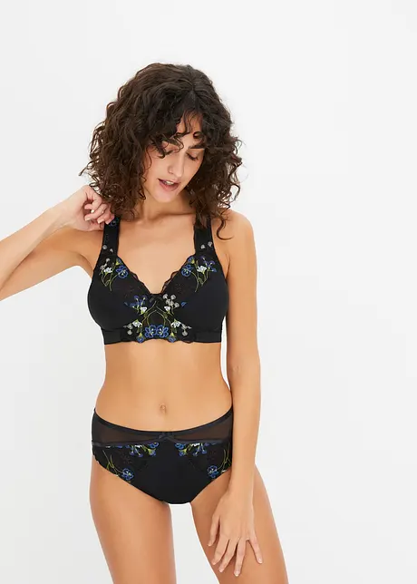 Reggiseno senza ferretto con poliammide riciclata, bonprix