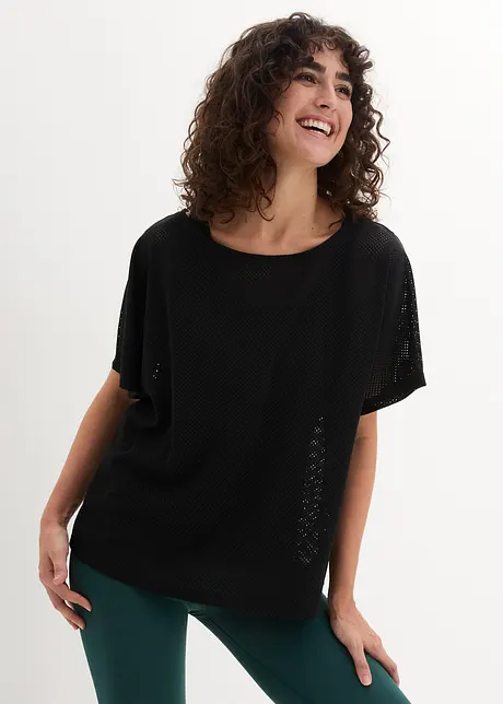 Top per sport con maglia in mesh (set 2 pezzi), bonprix
