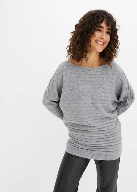 Maglione con maniche a pipistrello, bonprix