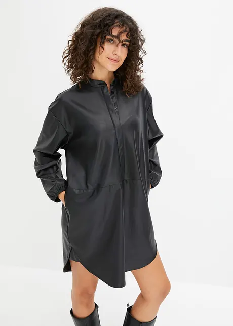 Abito in similpelle oversize, bonprix