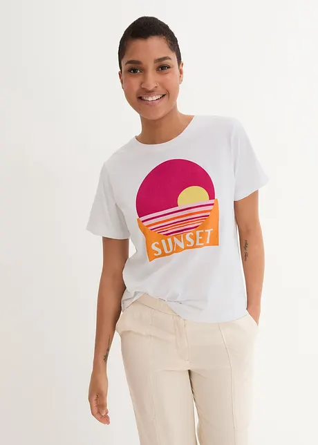 T-shirt in puro cotone biologico, bonprix