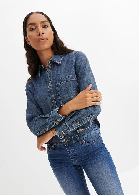 Camicia in jeans oversize, bonprix