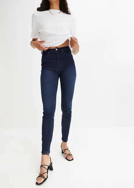 Jeans elasticizzati skinny, a vita alta, bonprix